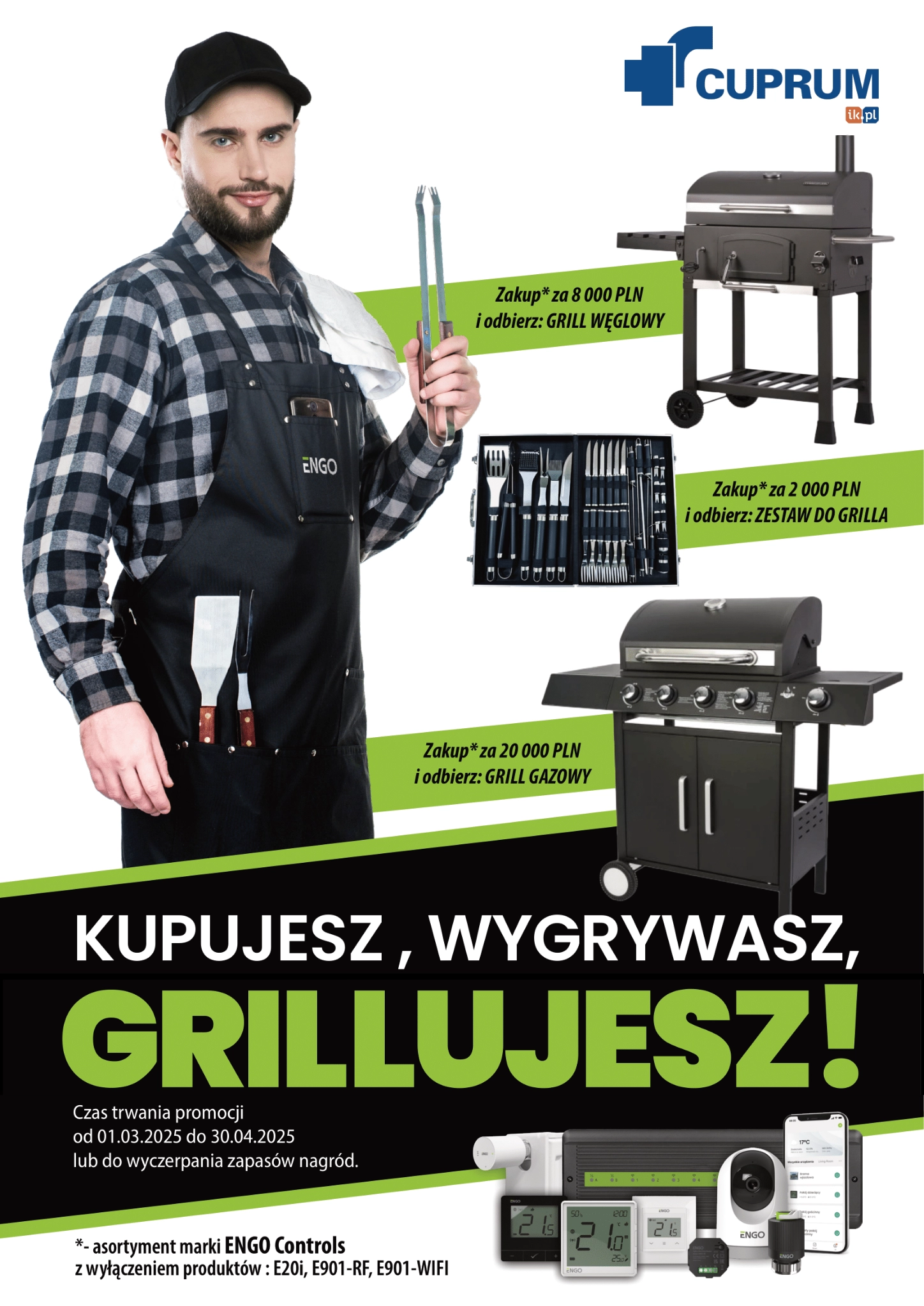 plakat promocji Grilluj z ENGO