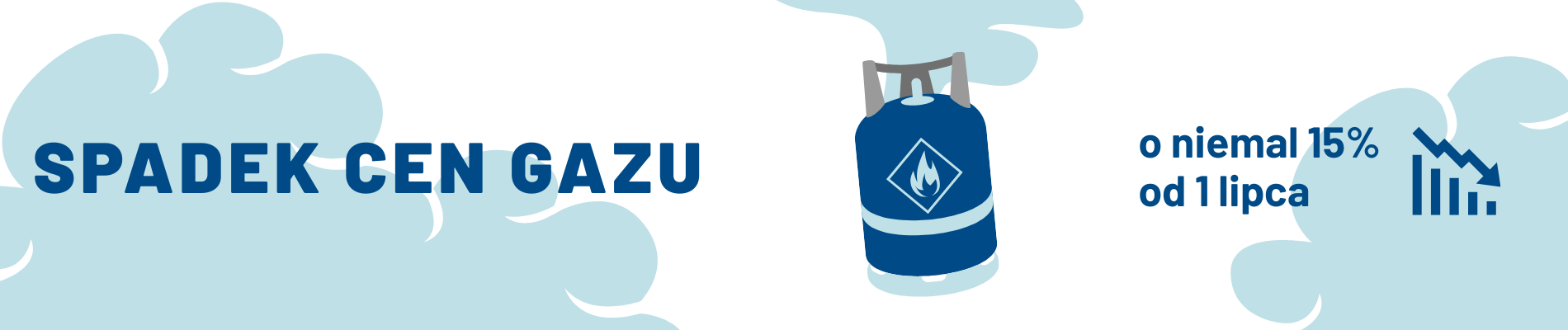 Tańszy gaz - banner