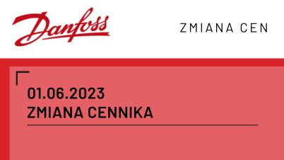 Zmiana cennika DANFOSS