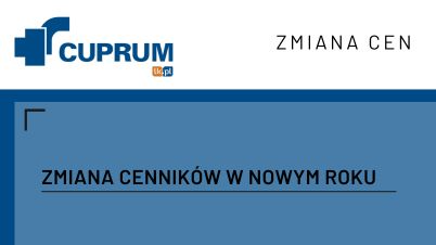Zmiany cen w nowym roku