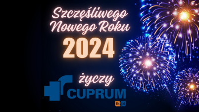 Życzenia noworoczne oraz zmiana godzin otwarcia firmy.