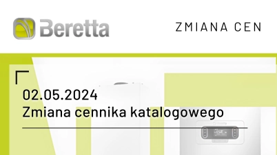 Zmiana cennika katalogowego BERETTA