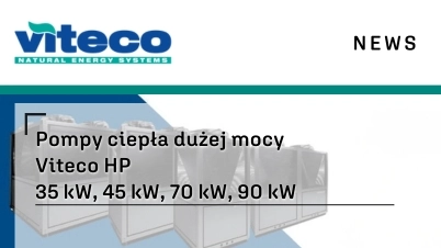 Pompy ciepła dużej mocy Viteco HP