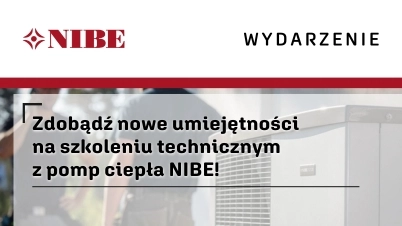 Zdobądź nowe umiejętności na szkoleniu technicznym z pomp ciepła NIBE!