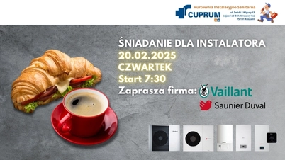 Śniadanie dla Instalatorów z Vaillant Saunier Duval!