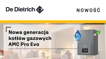 Nowa generacja kotłów gazowych AMC Pro Evo od De Dietrich