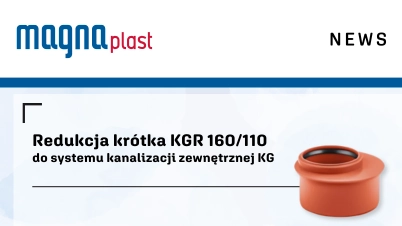 Redukcja krótka KGR 160/110 od Magnaplast