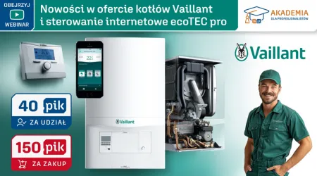VAILLANT - Nowości w ofercie kotłów i sterowanie internetowe ecoTEC pro