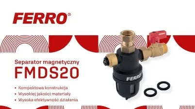 Separator magnetyczny FMDS20: Niezawodna ochrona instalacji grzewczych