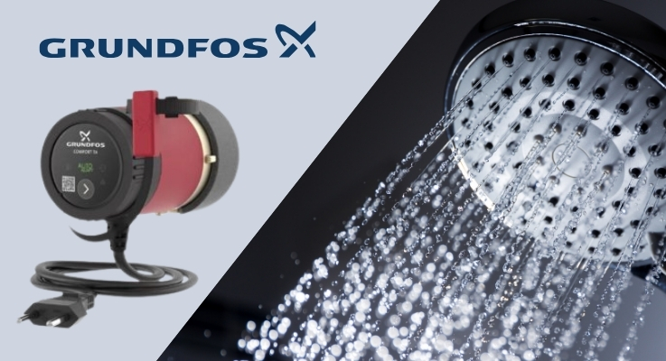 GRUNDFOS – korzyści z zastosowania pomp do cyrkulacji ciepłej wody