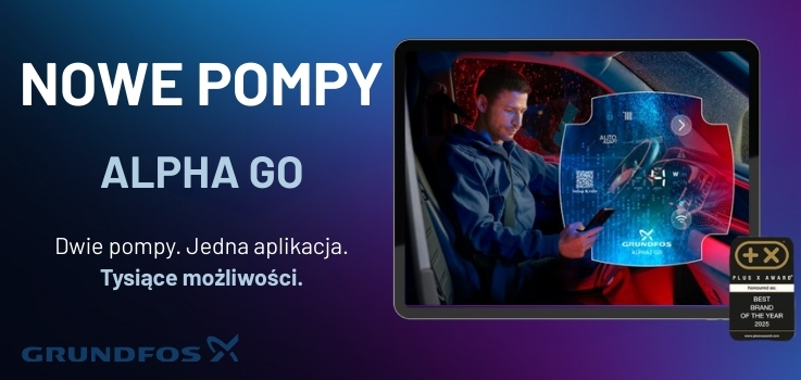 GRUNDFOS – ALPHA GO: Dwie pompy, jedna aplikacja, tysiące możliwości