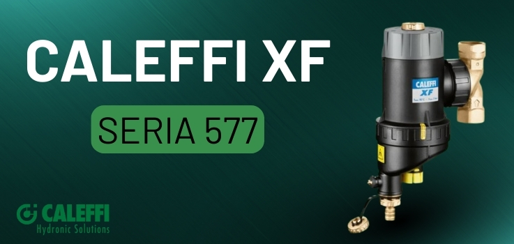 Zabezpieczenie instalacji grzewczych z filtrem Caleffi XF