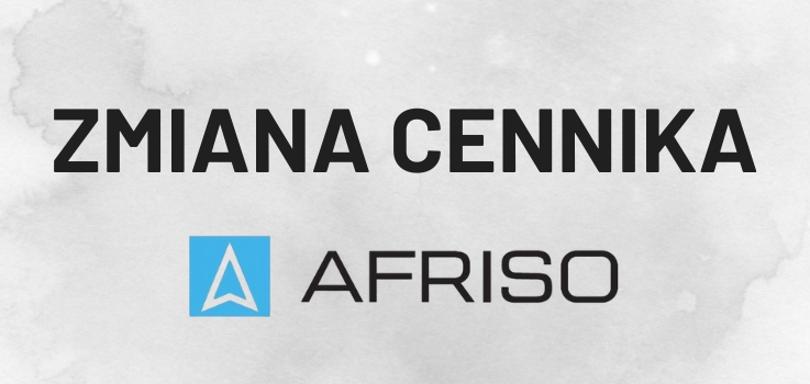 Zmiana cennika Afriso - od 02.03.2026
