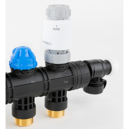 Siłownik termoelektryczny TSA-02 FO, GW M30x1,5 mm, 24 V AC/DC, NC, funkcja sterowania ręcznego