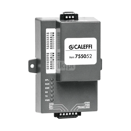 MODBUS-RTU/BACnet konwerter do podłączenia z systemem BMS