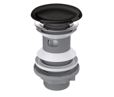 Korek klik-klak 1 1/4" z przelewem duży grzybek-AKCES (1/50)