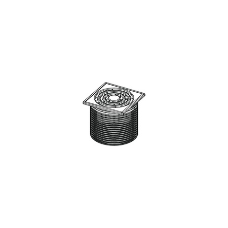 Ramka rusztu do odpływu prysznicowego ze stali nierdzewnej TECE drainpoint S