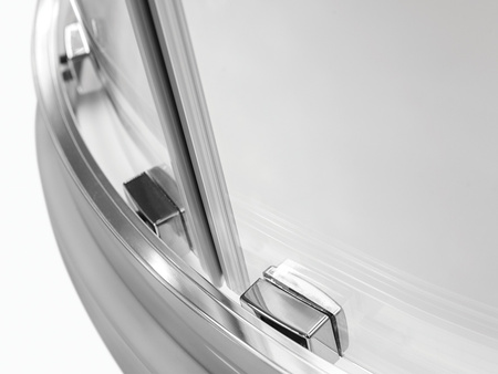 Kabina asymetr MODERN 100x80 szkło PRZEJRZYSTE-BESCO