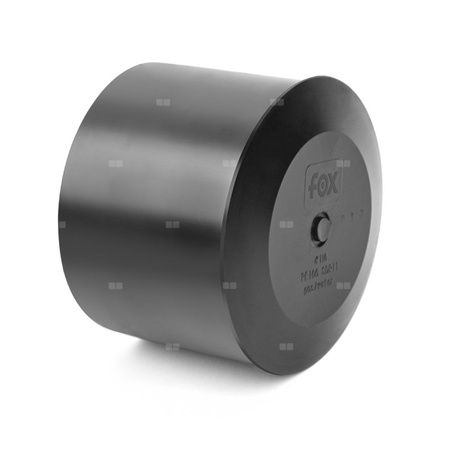 Zaślepka PE FOX ZD fi 125 mm króciec z tworzywa sztucznego do spawania/zgrzewania