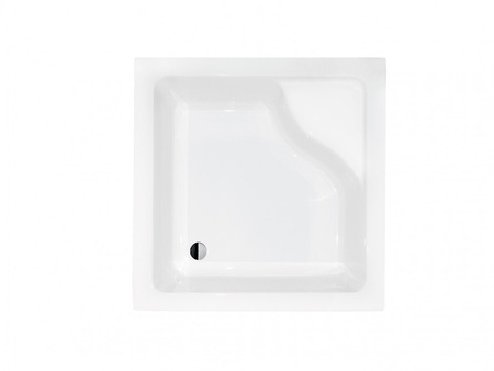 Brodzik głęboki z siedziskiem IGOR kwad.90x90x24 -BESCO