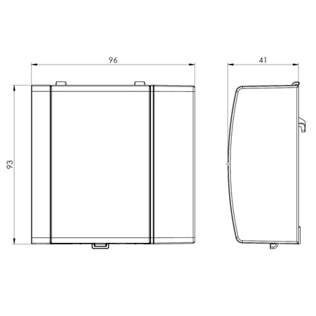 Moduł sterujący przewodowy AFRISO RM D2 CosiTherm do systemu sterowania instalacji domowej