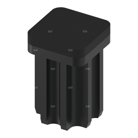 Zaślepka z tworzywa z podkładką gumową do profili stalowych systemu TECEprofil TECE profil