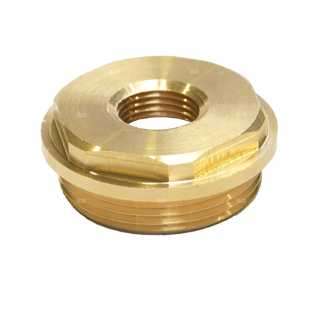 Mosiężny korek redukcyjny z uszczelką DN 32/ DN 15, GW 1 ¼”/GW ½”