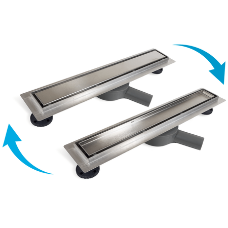 Odpływ liniowy dwustron. DRAIN L-50 /360st VIRGIN/TILE (360-500) - BALNEO