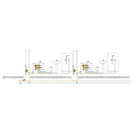 Termostatyczny zawór do cyrkulacji c.w.u. 1" z termometrem