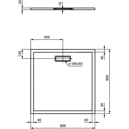ULTRAFLAT NEW BRODZIK 90X90 KWAD. SILK