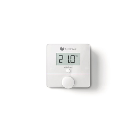 SRT 51f MiGo Select Radiowy regulator pokojowy do współpracy z modułem SR 940f. 