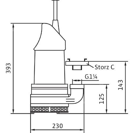 Pompa zanurzeniowa do ścieków WILO EMU KS 8 ES SVA+V żeliwo 1 x 230 V, moc 1.1 W 50 Hz
