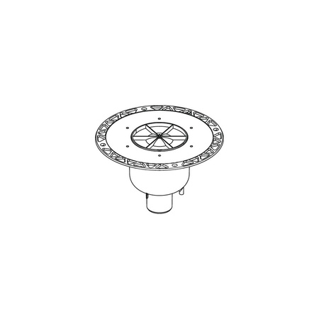 TECEdrainpoint S - odplyw pionowy z kolnierzem uniwersal