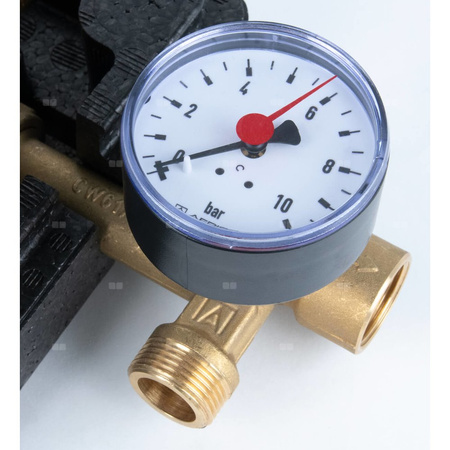 Grupa pompowa AFRISO PrimoSol 130-4 GZ 3/4'' x 3/4'', z izolacją Grundfos UPM 3 Solar 25-75/130 mm