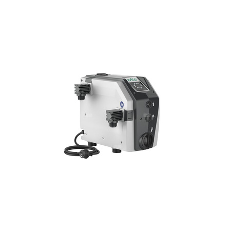 Wilo-Isar BOOST5-E-5 hydrofor premium dla stabilnego ciśnienia w domu i ogrodzie. Wyposażony w pompę samozasysająca i wszelskie niezbędne elementy sterująco-regulujące