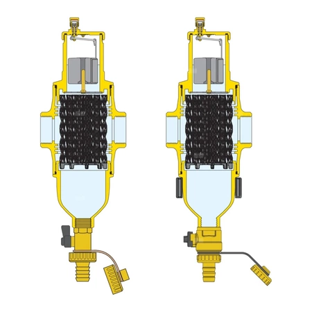 Separator powietrza-zanieczyszczeń 3/4" D22