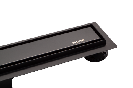 Odpływ liniowy dwustron. DUPLEX L-90 NEXT BLACK (BLK90N) - BALNEO