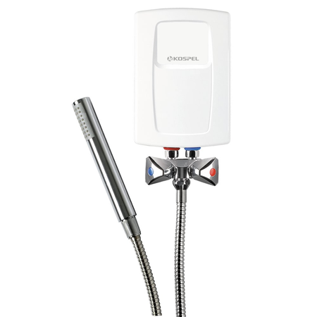 Bateria chrom bez wylewki do podgrzewaczy wody KOSPEL EPS Twister, EPJ Optimus, EPJ.Pu