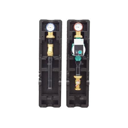 Grupa pompowa D-SA 250 – DN 32 (1 1/4”) z izolacją, z pompą Wilo Yonos Para 30/6