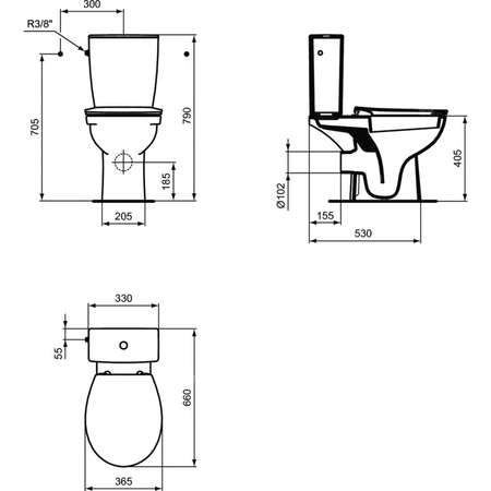 EUROVIT KOMPAKT ODP. POZ. Z DESKĄ SEDES.