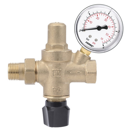 Zawór spustowo-napełniający FERRO GZ x GW, 1/'' x 1/2''