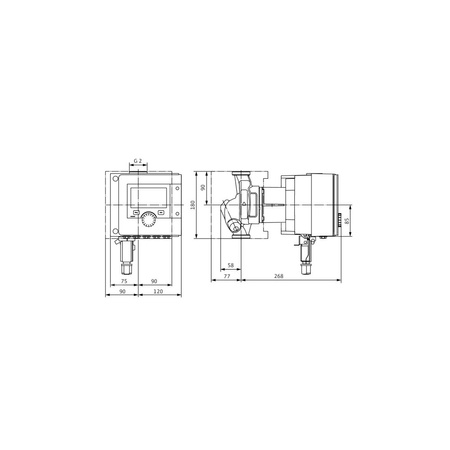 Pompa obiegowa WILO Stratos MAXO-Z 30/0,5-12 PN16 1 x 230 V 50/60 Hz, PN 16/16bar