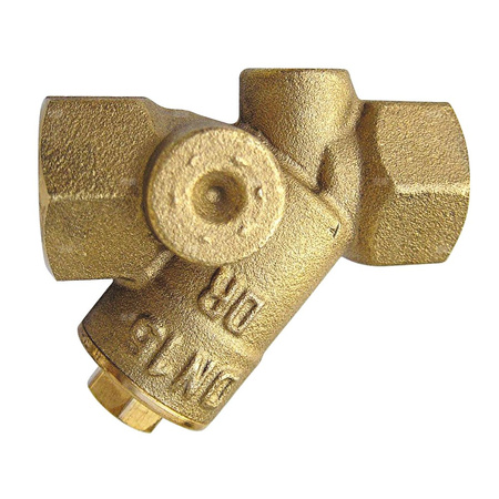 Filtr do wody HERZ z drobnymi oczkami mosiądz Gwint wewnętrzny DN 80