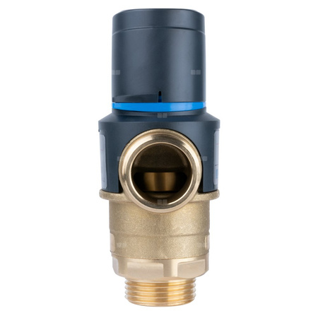 Zawór regulacyjny termostatyczny do wody ciepłej AFRISO ATM 763 mosiądz GZ 1'', DN 20, zakres temp. 35-60'C, Kvs 3.2 m3/h, maksymalna temperatura 110'C, maksymane ciśnienie 10 bar