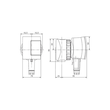 Pompa obiegowa WILO Star-Z NOVA, 3000 obr/min 1 x 230 V 50 Hz, PN 10/10bar
