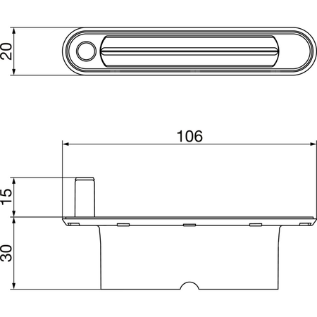 Syfon Vario tworzywo sztuczne / szary 90