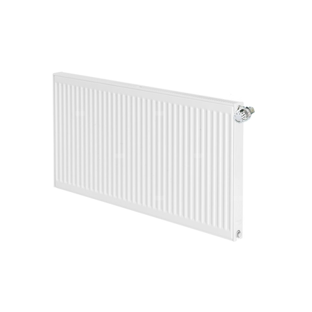 Grzejnik płytowy typ 21S PURMO Compact C wym. 550 x 600 mm, kolor biały, moc 749 W, front Profilowany