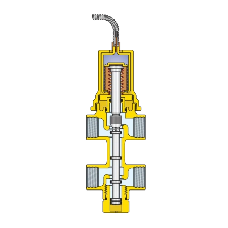 Zawór upustowy bezp termicznego 1/2"GW 98'C /10 -CALEFFI