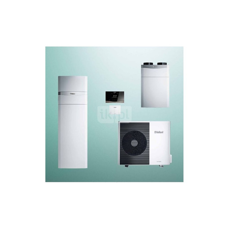 Pakiet Systemowy OZE - Pompa ciepła powietrze-woda split VAILLANT VWL 35/5AS aroTHERM3.6 kW 400 V + Centrala grzewcza uniTOWER VWL 58/5IS + Regulator sensoCOMFORT VRC 720 + Rekuperator VAR 260/4