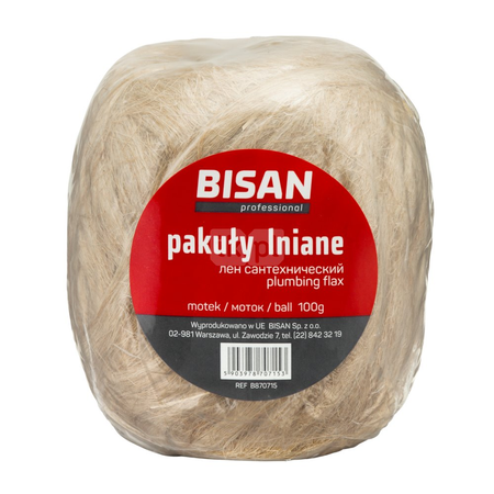 Pakuły lniane - motek 100 g